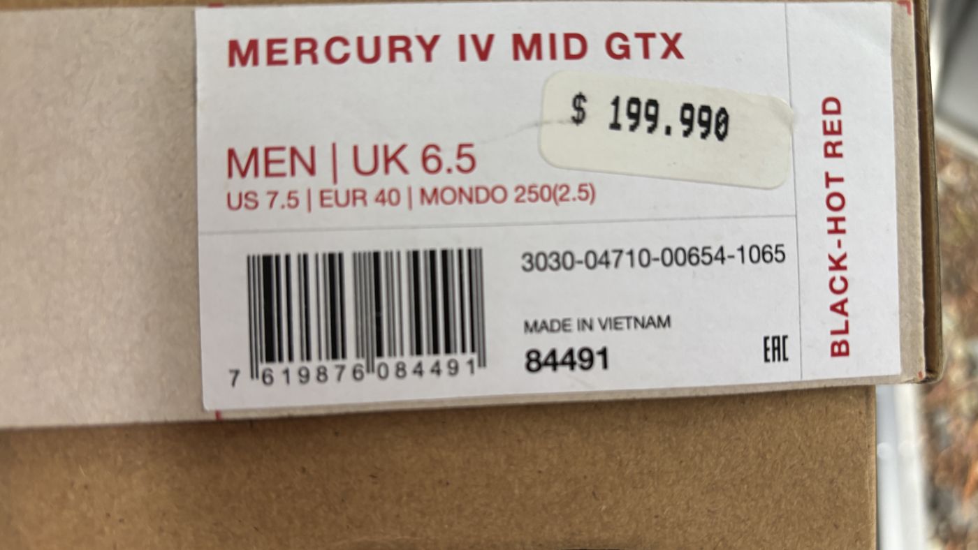 Mammut Mercury Iv Mid Gtx