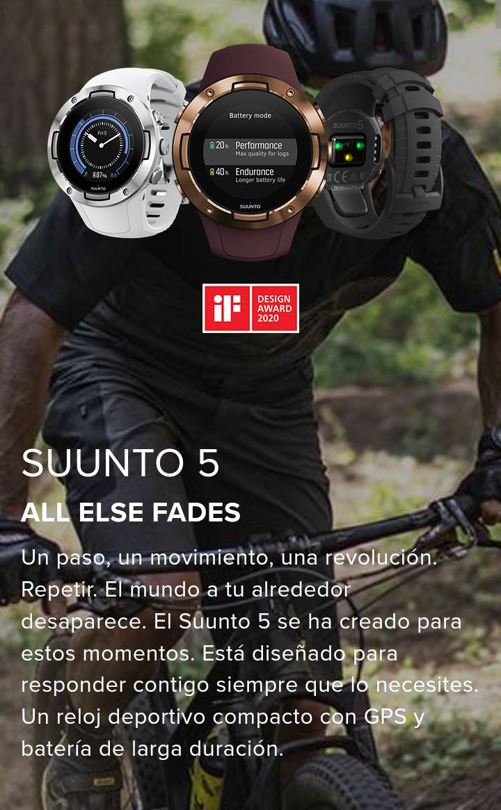 Suunto Suunto 5 Reloj Gps (Batería De Larga Duración)