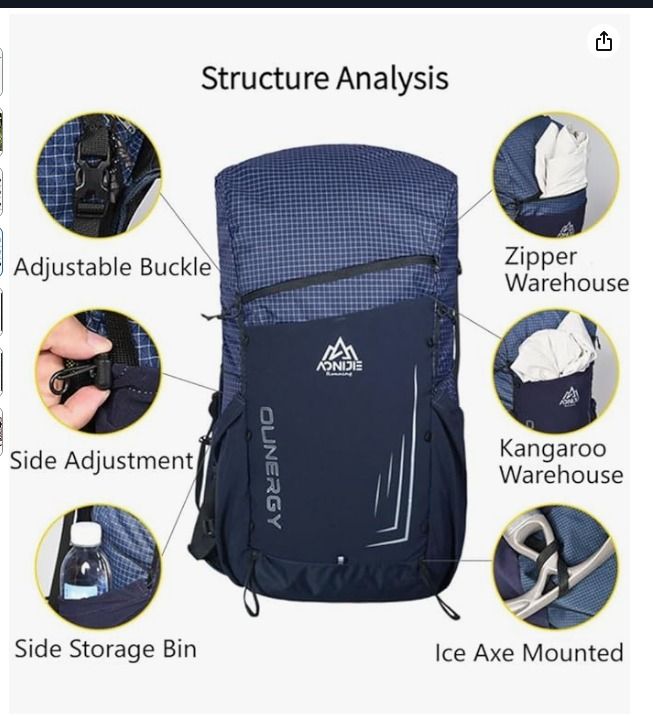 Aonijie Aonijie 30L Lightweight Hiking Backpack