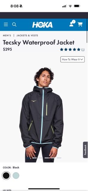 Hoka One One - Tecsky Waterproof Jacket Hoka One One - Tecsky Waterproof Jacket