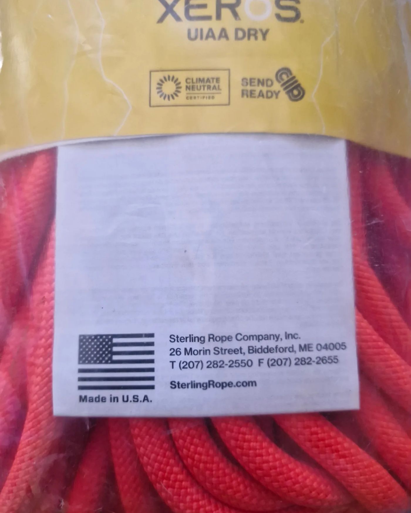 Sterling Rope Nueva Sellada
