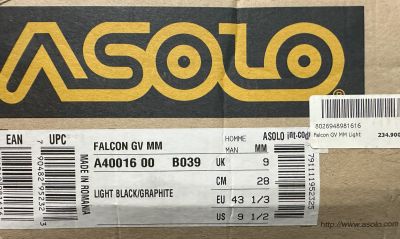 Asolo Falcon Gv Mm Light Black/Graphite
