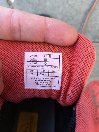 La Sportiva La Sportiva Ultra Raptor Ii Mid Leather Gtx Woman Moon/Paprika
