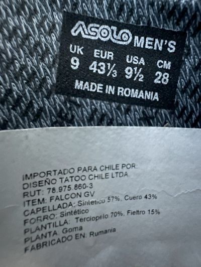 Asolo Falcon Gv Mm Light Black/Graphite