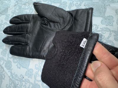 Otra Guantes, Térmicos, Vintage De Cuero Legítimo.