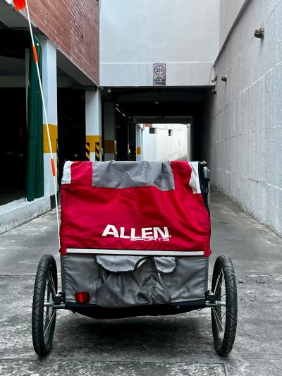 Allen Remolque De Bicicleta Para 2 Niños