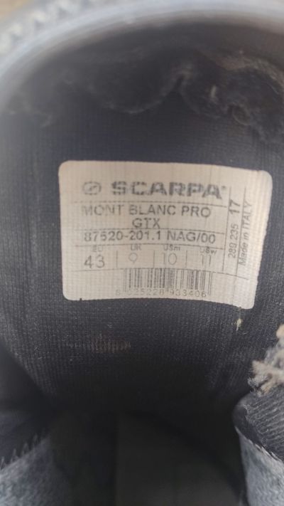 Scarpa Botas De Alta Montaña Simples Scarpa Montblanc Pro Gtx