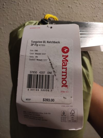 Marmot Tungsten Ul Hatchback Fly 3P-2P