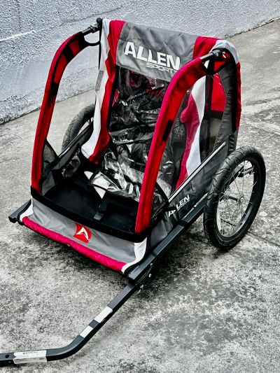 Allen Remolque De Bicicleta Para 2 Niños