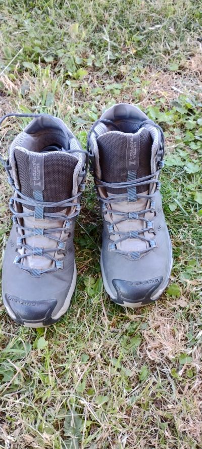 La Sportiva Ultra Raptor Ii Mid Leather Gtx Woman Carbon/Atlantic