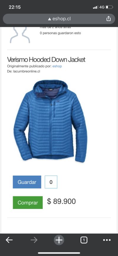 Outdoor Research Verismo Hooded Down Jacket