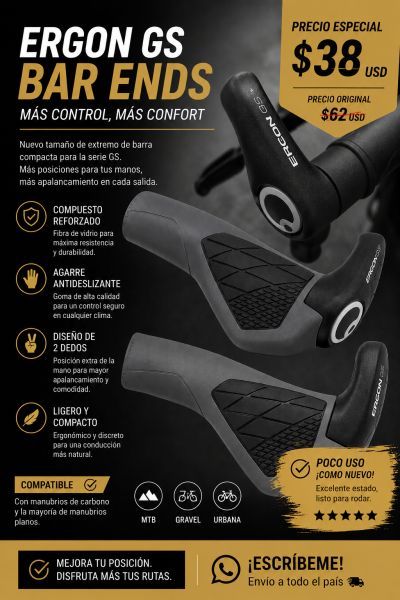 Ergon Ergon Puños De Bicicleta De Montaña Gs2