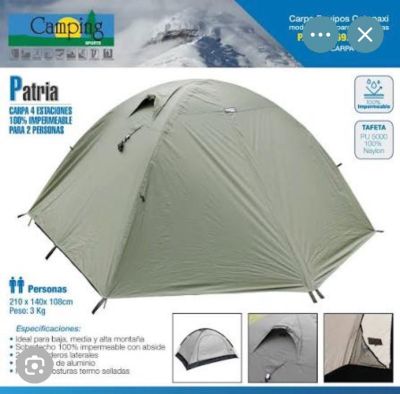 Cotopaxi Carpa Línea Patria 2P 4 Estaciones