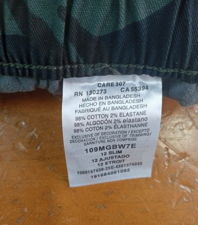 100% Pantalón Marca Wrangler