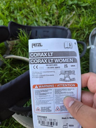 Petzl Petzl Corax Lt Dark Gray